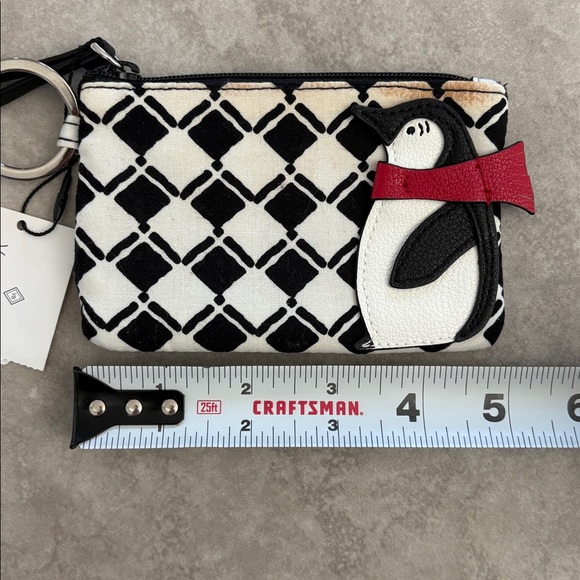 NWT Vera Bradley Penguin Check Zip ID Case - Picture 8 of 9